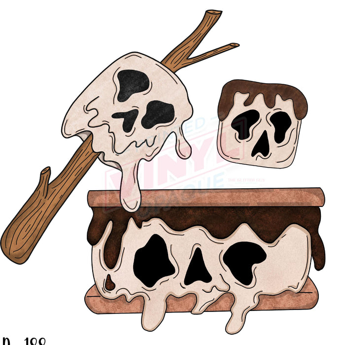 Printed Decal - Spooky Smores