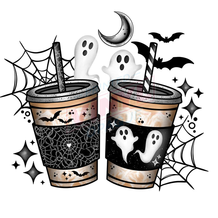 Printed Decal - Spooky Coffee