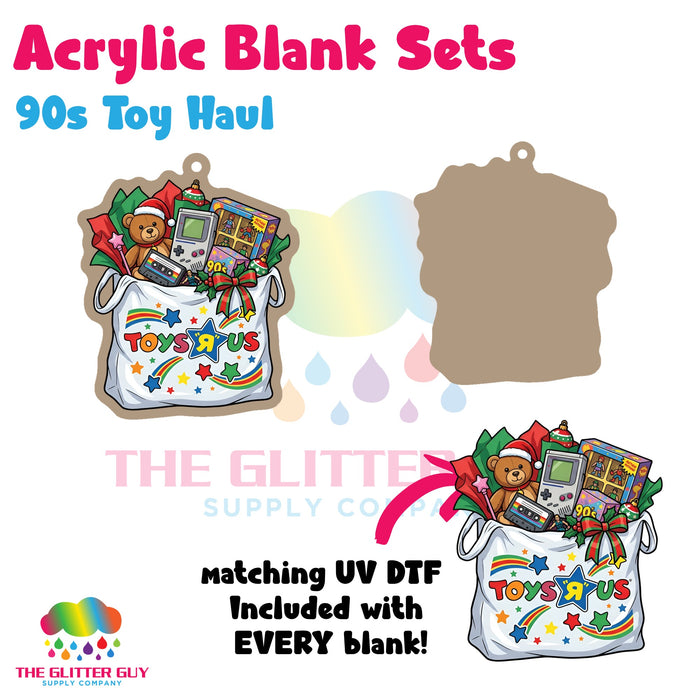 90s Toy Haul acrylic blank and keychain kit AB-003