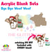 Bye Bye Woof Woof acrylic blank and keychain kit AB-019