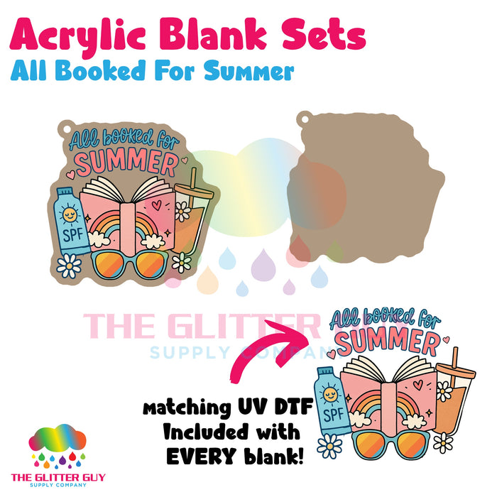 Acrylic Blank & Keychain Kit - All Booked For Summer AB-021