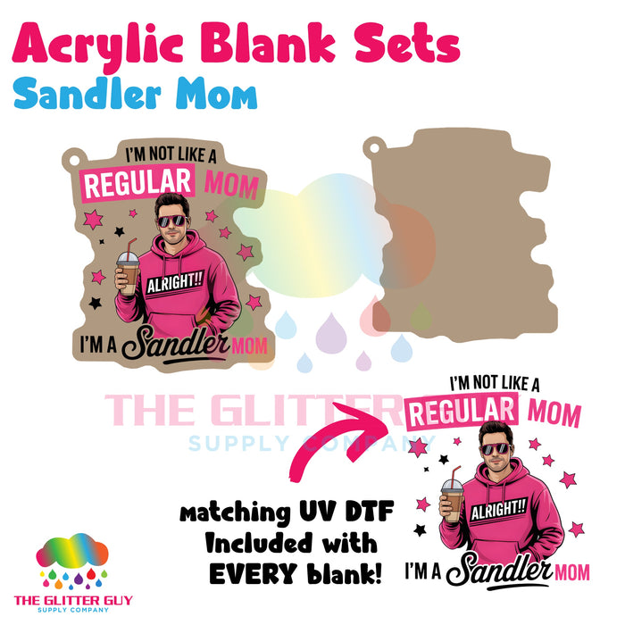 Acrylic Blank & Keychain Kit - Sandler Mom AB-051