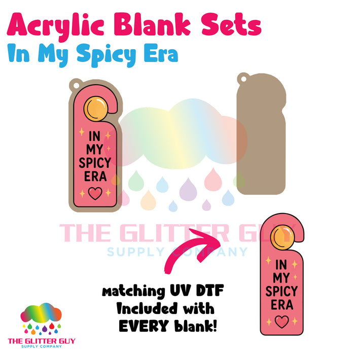 Acrylic Blank & Keychain Kit - In My Spicy Era AB-057