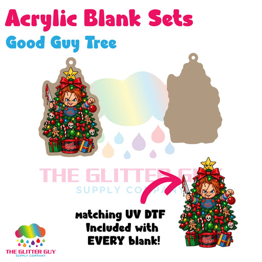 Good Guy Tree acrylic blank and keychain kit AB-066