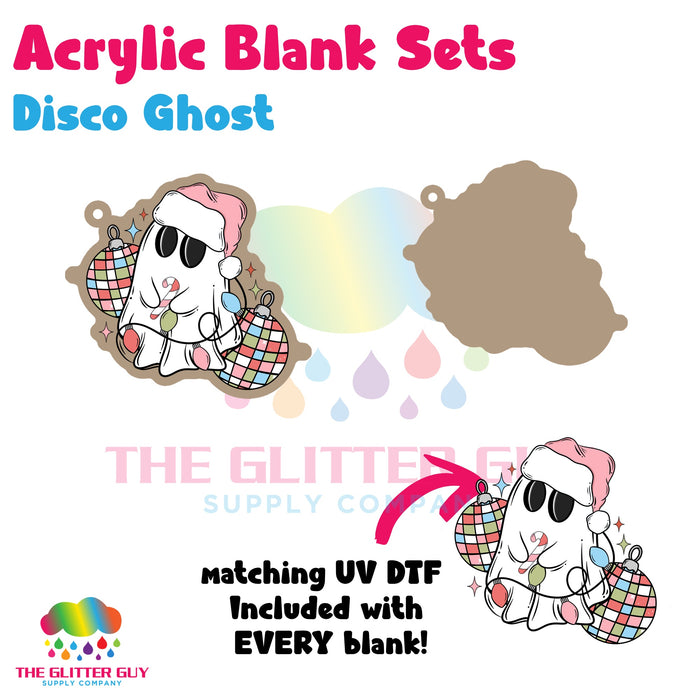 Acrylic Blank & Keychain Kit - Disco Ghost AB-075