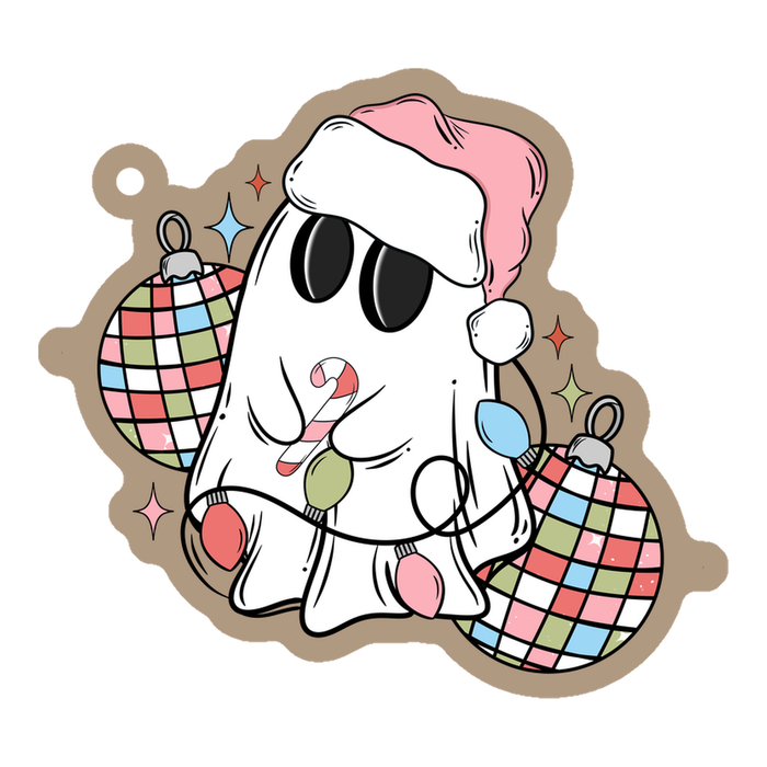 Acrylic Blank & Keychain Kit - Disco Ghost AB-075