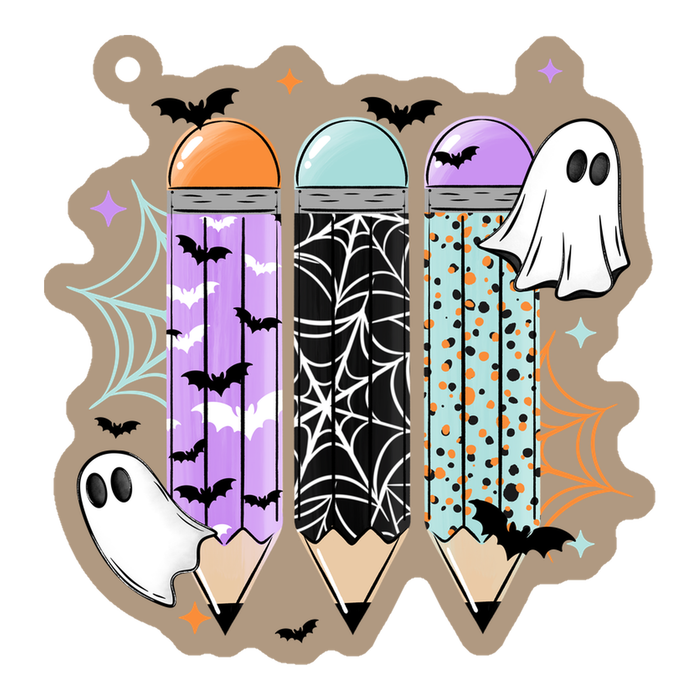 Acrylic Blank & Keychain Kit - Halloween Pencils AB-080