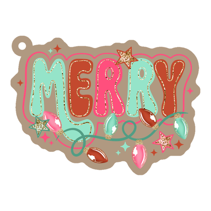 Acrylic Blank & Keychain Kit - Merry Lights AB-083