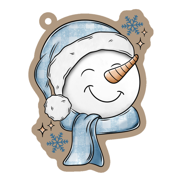 Acrylic Blank & Keychain Kit - Snowman AB-086