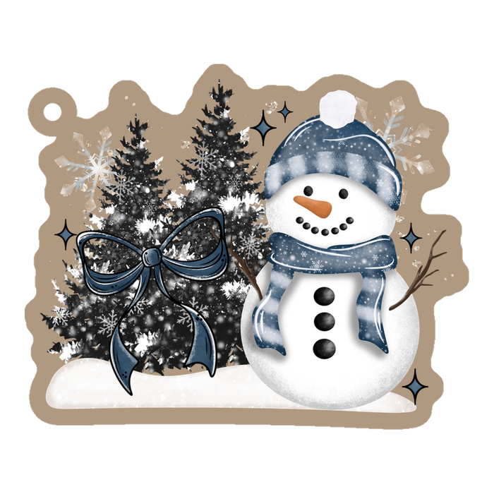 Acrylic Blank & Keychain Kit - Snowman No Words AB-087
