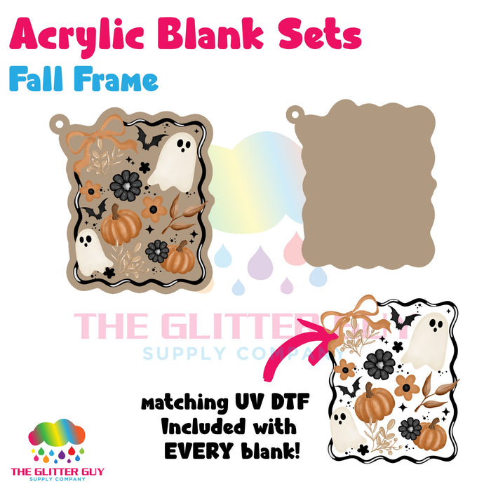 Acrylic Blank & Keychain Kit - Fall Frame AB-093