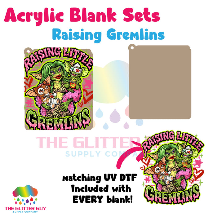 Acrylic Blank & Keychain Kit - Raising Gremlins 093