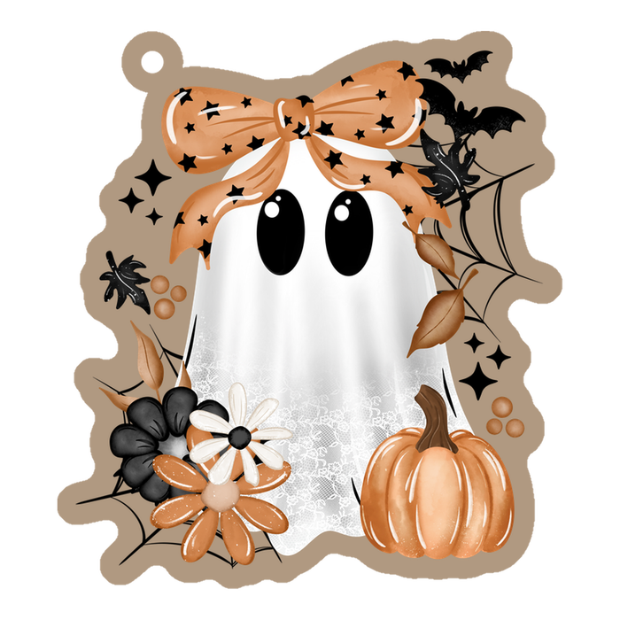 Acrylic Blank & Keychain Kit - Fall Lace Ghost AB-094