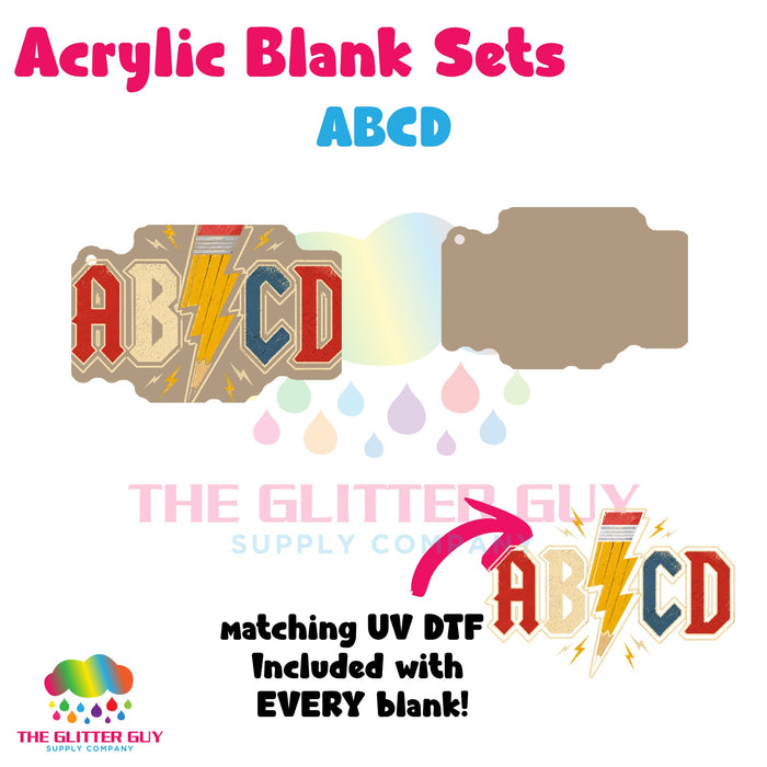 Acrylic Blank & Keychain Kit - ABCD 095