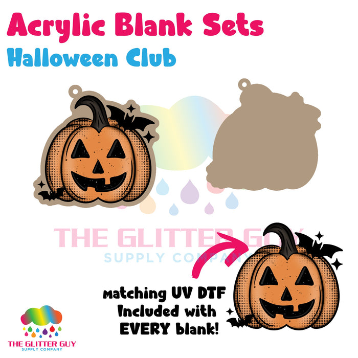 Acrylic Blank & Keychain Kit - Halloween Club AB-101
