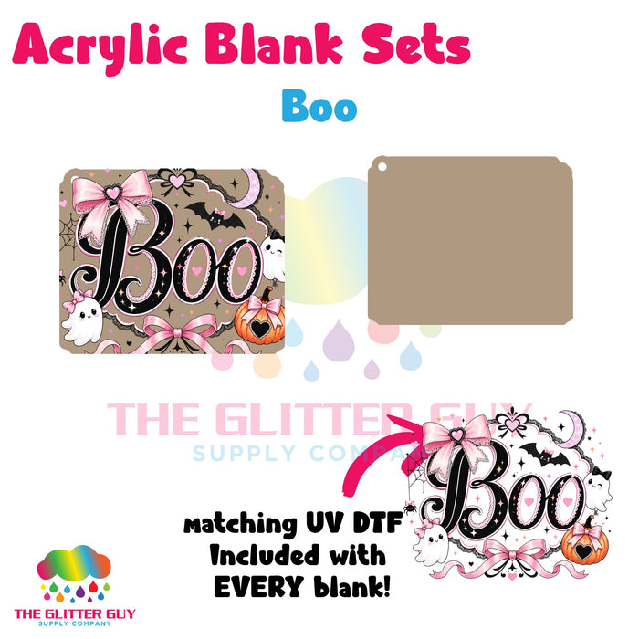 Acrylic Blank & Keychain Kit - Boo 103