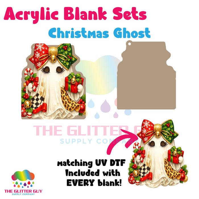 Acrylic Blank & Keychain Kit - Christmas Ghost 109