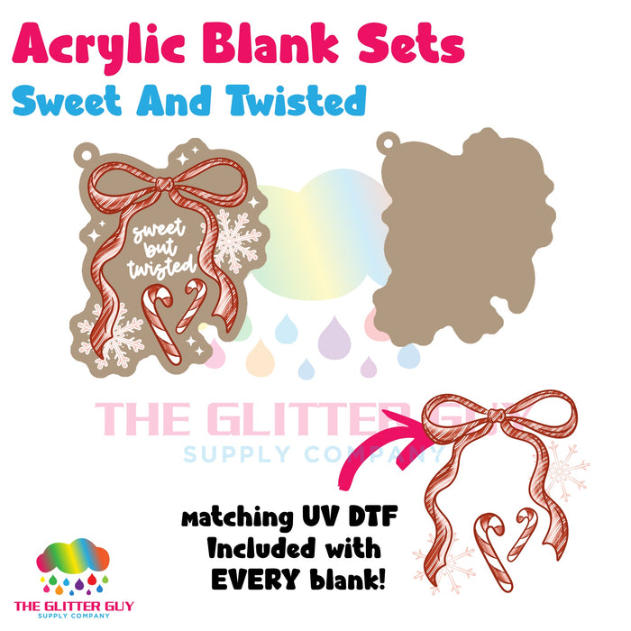 Acrylic Blank & Keychain Kit - Sweet And Twisted AB-109