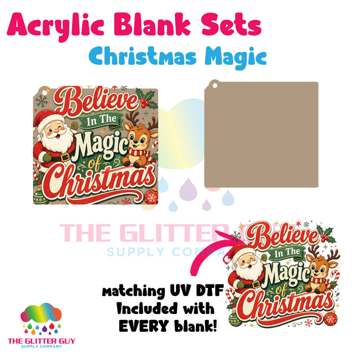 Acrylic Blank & Keychain Kit - Christmas Magic 110