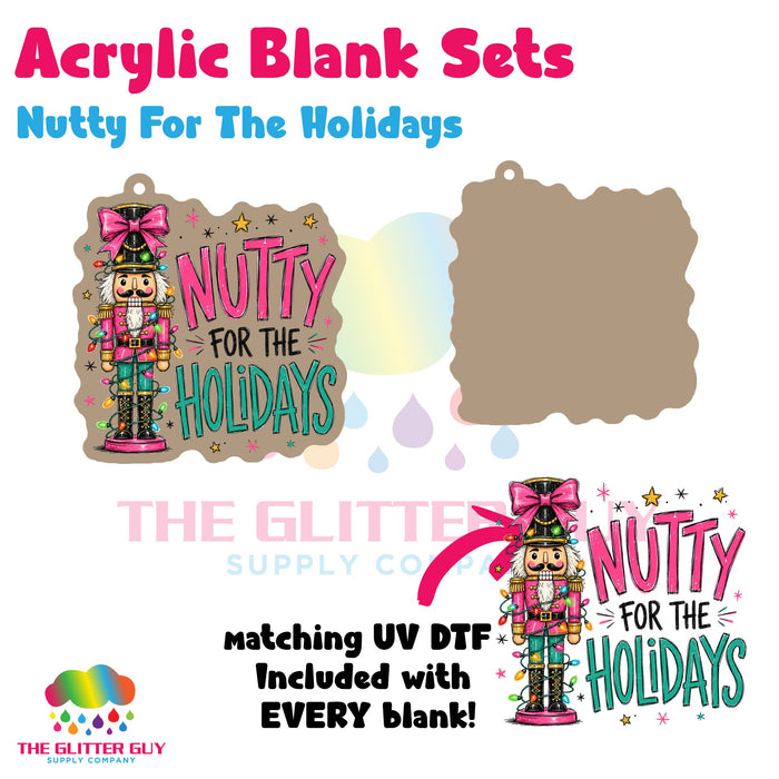 Nutty For The Holidays acrylic blank and keychain kit AB-119