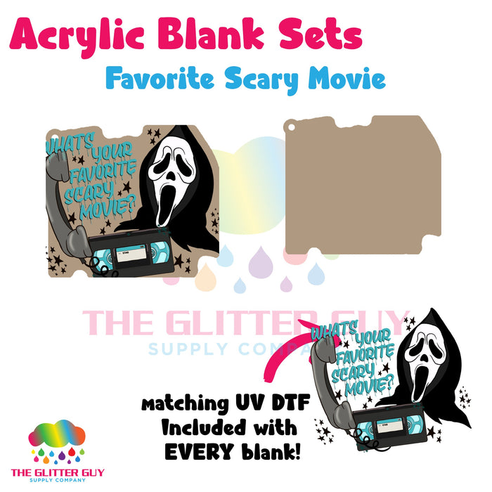 Acrylic Blank & Keychain Kit - Favorite Scary Movie 120