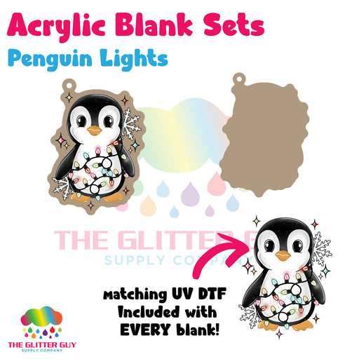 Penguin Lights acrylic blank and keychain kit AB-125