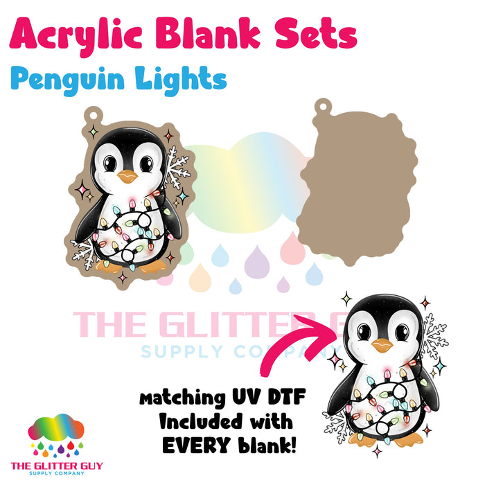 Penguin Lights acrylic blank and keychain kit AB-125