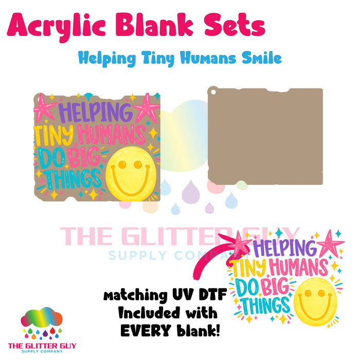 Acrylic Blank & Keychain Kit - Helping Tiny Humans Smile 131