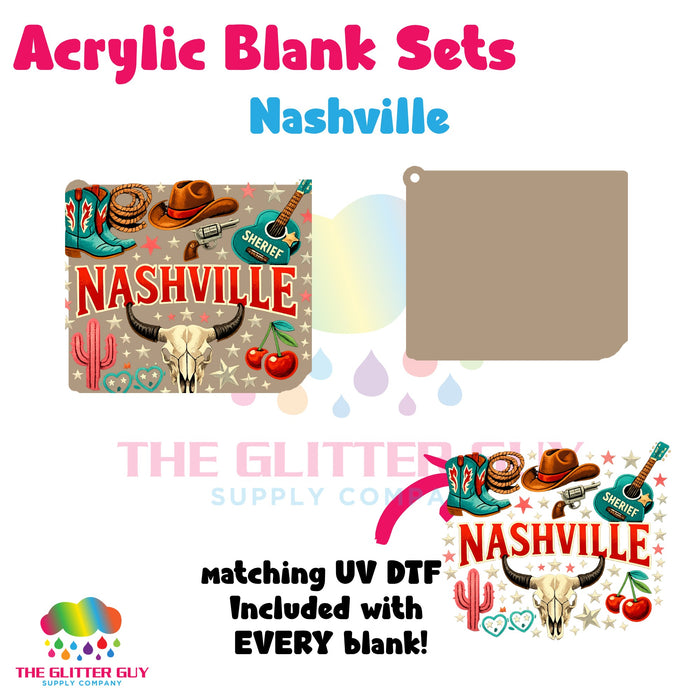 Acrylic Blank & Keychain Kit - Nashville 144