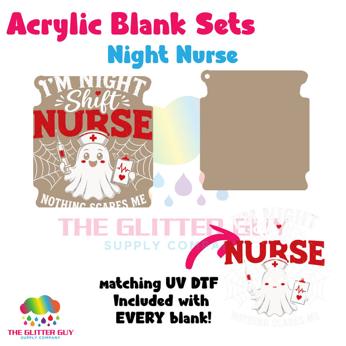 Acrylic Blank & Keychain Kit - Night Nurse 146