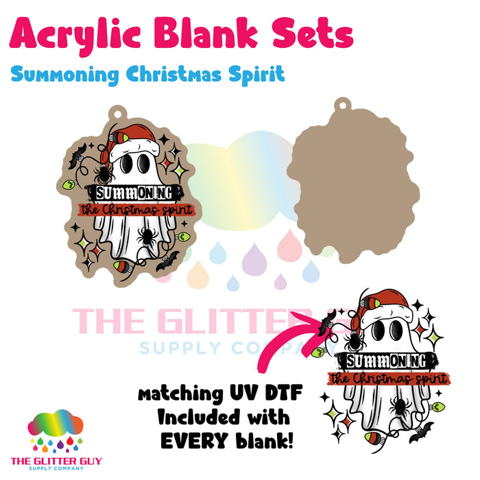 Summoning Christmas Spirit acrylic blank and keychain kit AB-152