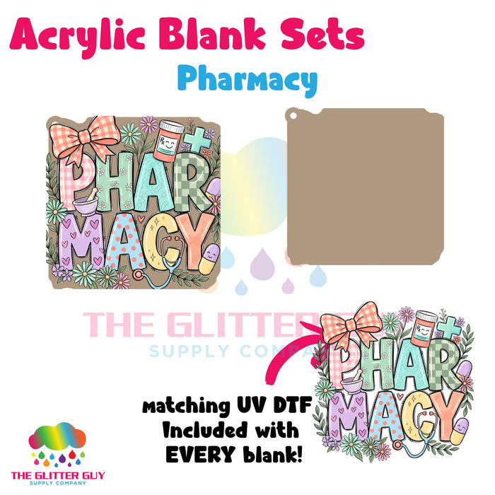 Acrylic Blank & Keychain Kit - Pharmacy 153