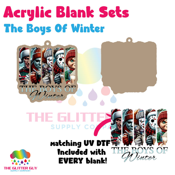 The Boys Of Winter acrylic blank and keychain kit AB-156