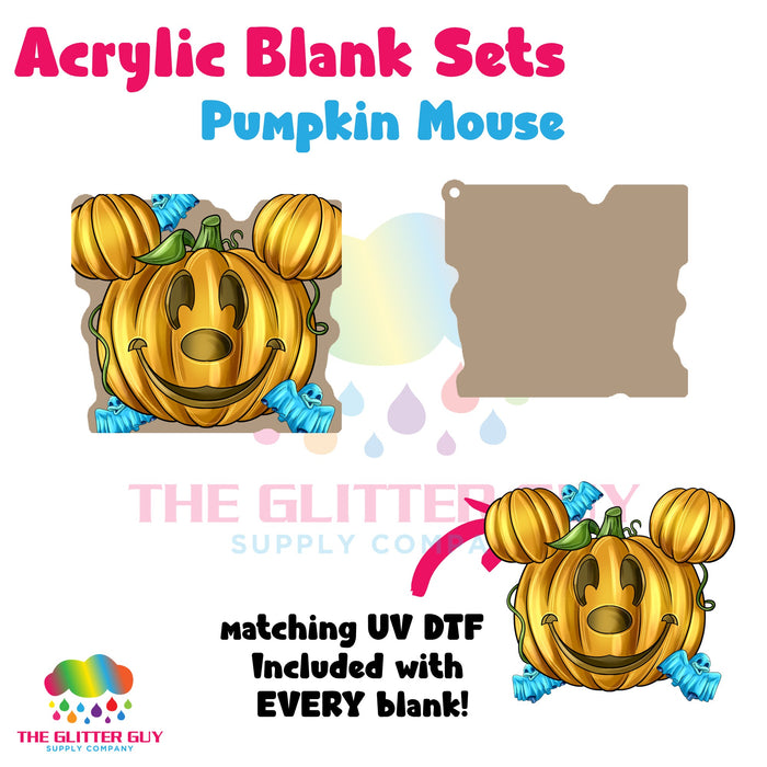 Acrylic Blank & Keychain Kit - Pumpkin Mouse 157