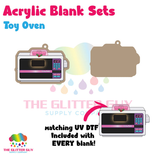Toy Oven acrylic blank and keychain kit AB-158