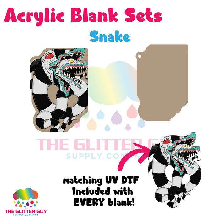 Acrylic Blank & Keychain Kit - Snake 172