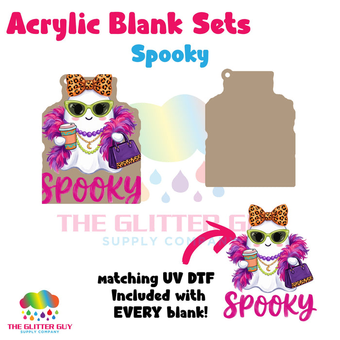 Acrylic Blank & Keychain Kit - Spooky 173