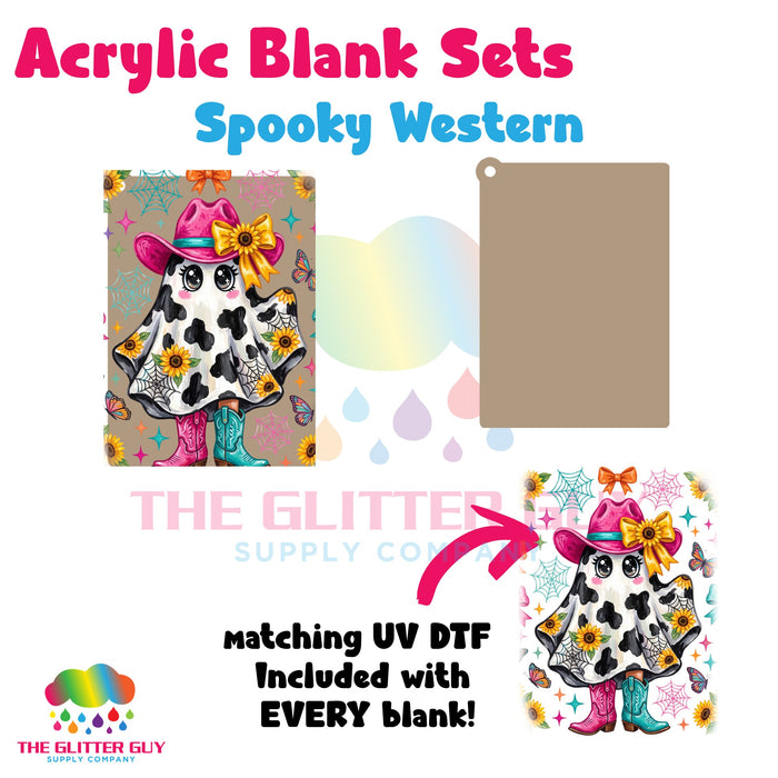 Acrylic Blank & Keychain Kit - Spooky Western 176