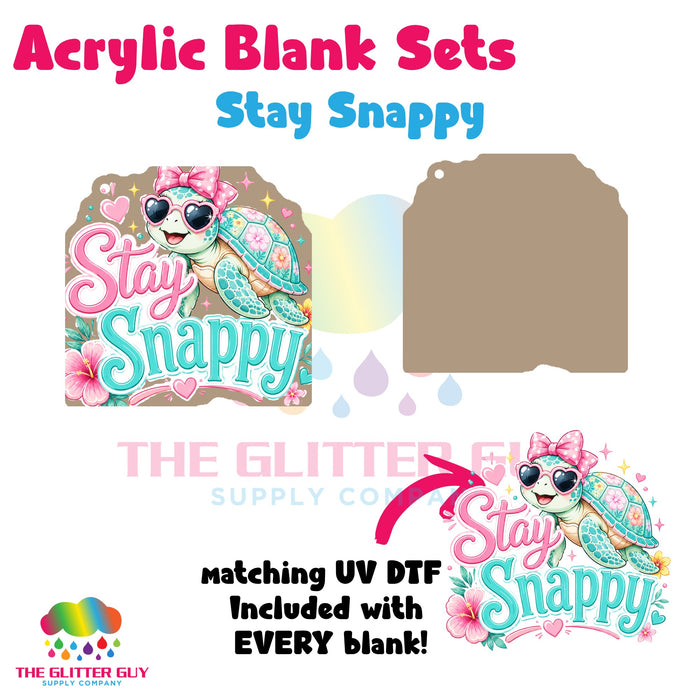 Acrylic Blank & Keychain Kit - Stay Snappy 178