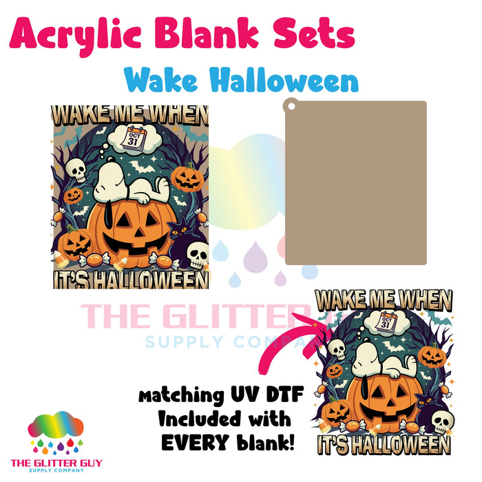 Acrylic Blank & Keychain Kit - Wake Halloween 182
