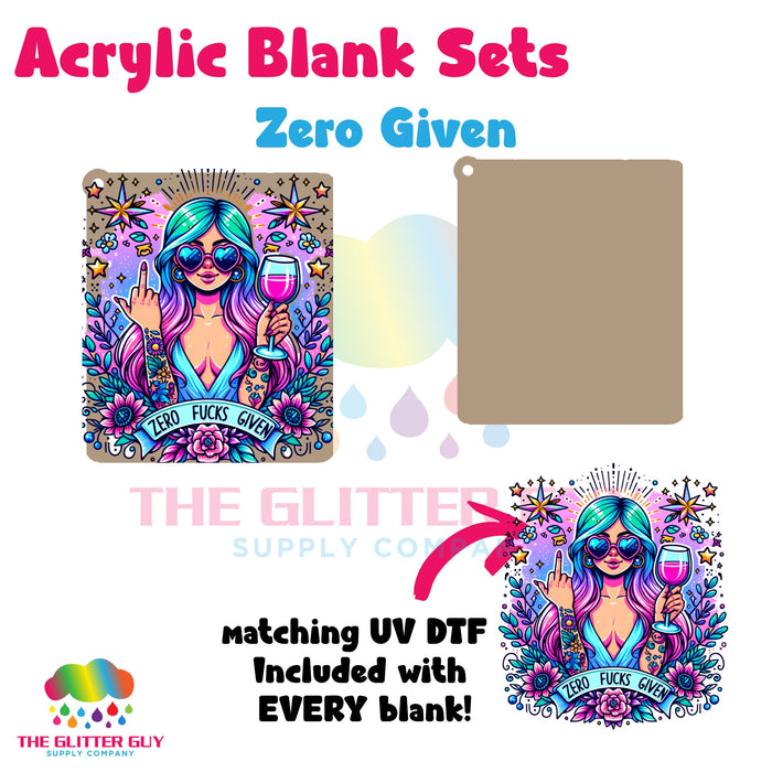 Acrylic Blank & Keychain Kit - Zero Given 188
