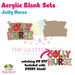 Jolly Nurse acrylic blank and keychain kit AB-208