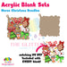 Nurse Christmas Doodles acrylic blank and keychain kit AB-211