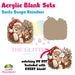 Santa Boops Reindeer acrylic blank and keychain kit AB-221