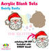 Swirly Santa acrylic blank and keychain kit AB-227