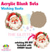 Winking Santa acrylic blank and keychain kit AB-233