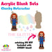 Chucky Nutcracker acrylic blank and keychain kit AB-235