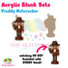 Freddy Nutcracker acrylic blank and keychain kit AB-238