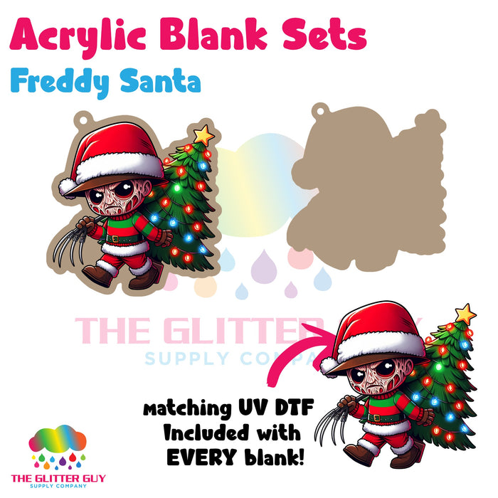 Freddy Santa acrylic blank and keychain kit AB-239