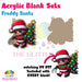 Freddy Santa acrylic blank and keychain kit AB-239